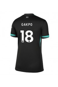 Liverpool Cody Gakpo #18 Voetbaltruitje Uit tenue Dames 2024-25 Korte Mouw